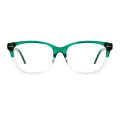 Mobley - Square Green Glasses for Men & Women