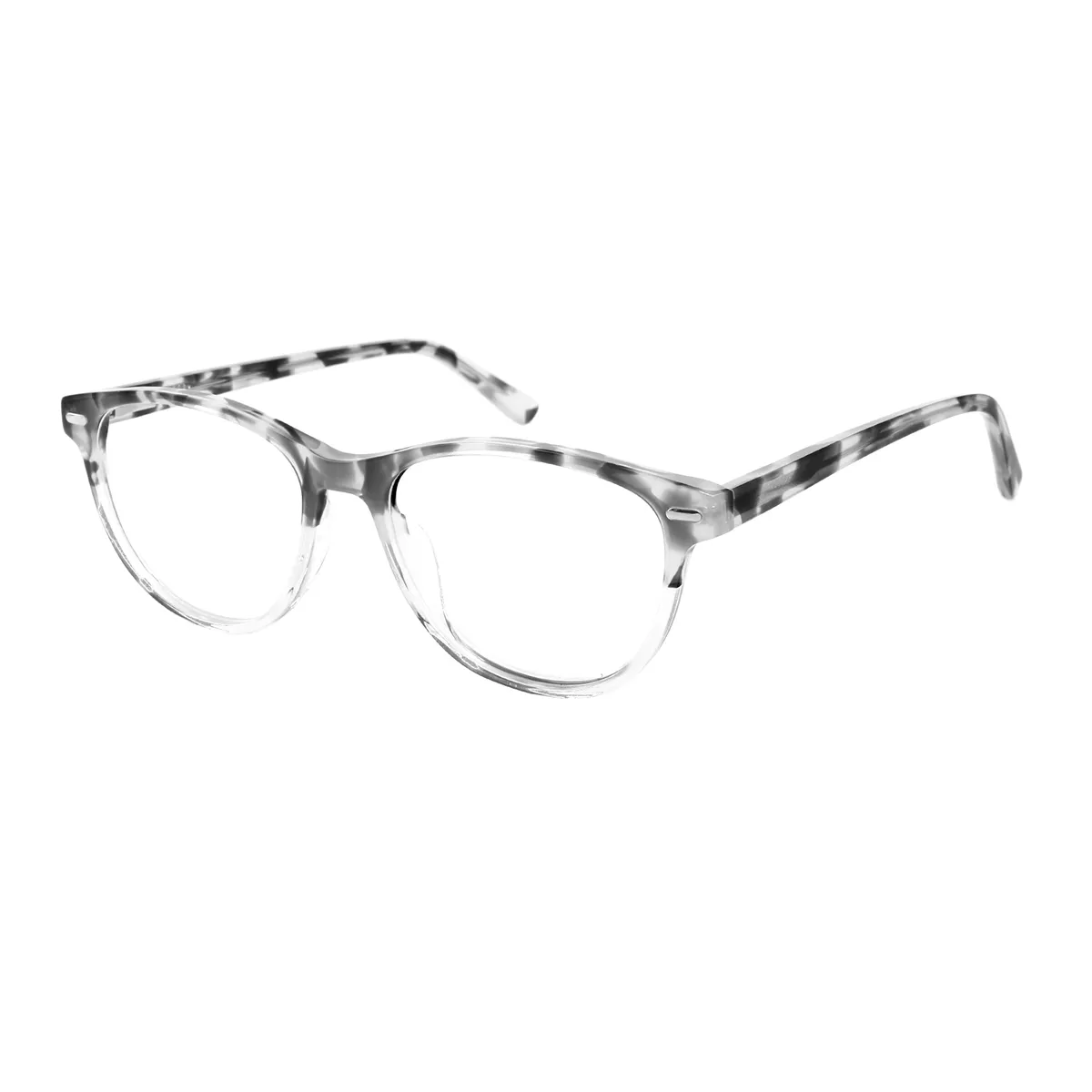 Classic Oval Tortoiseshell Glasses for Men & Women