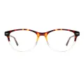 Agricola - Oval Tortoiseshell Glasses for Women
