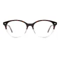 Baise - Oval Black Glasses for Women