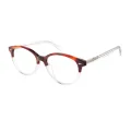 Baise - Oval Tortoiseshell Glasses for Women