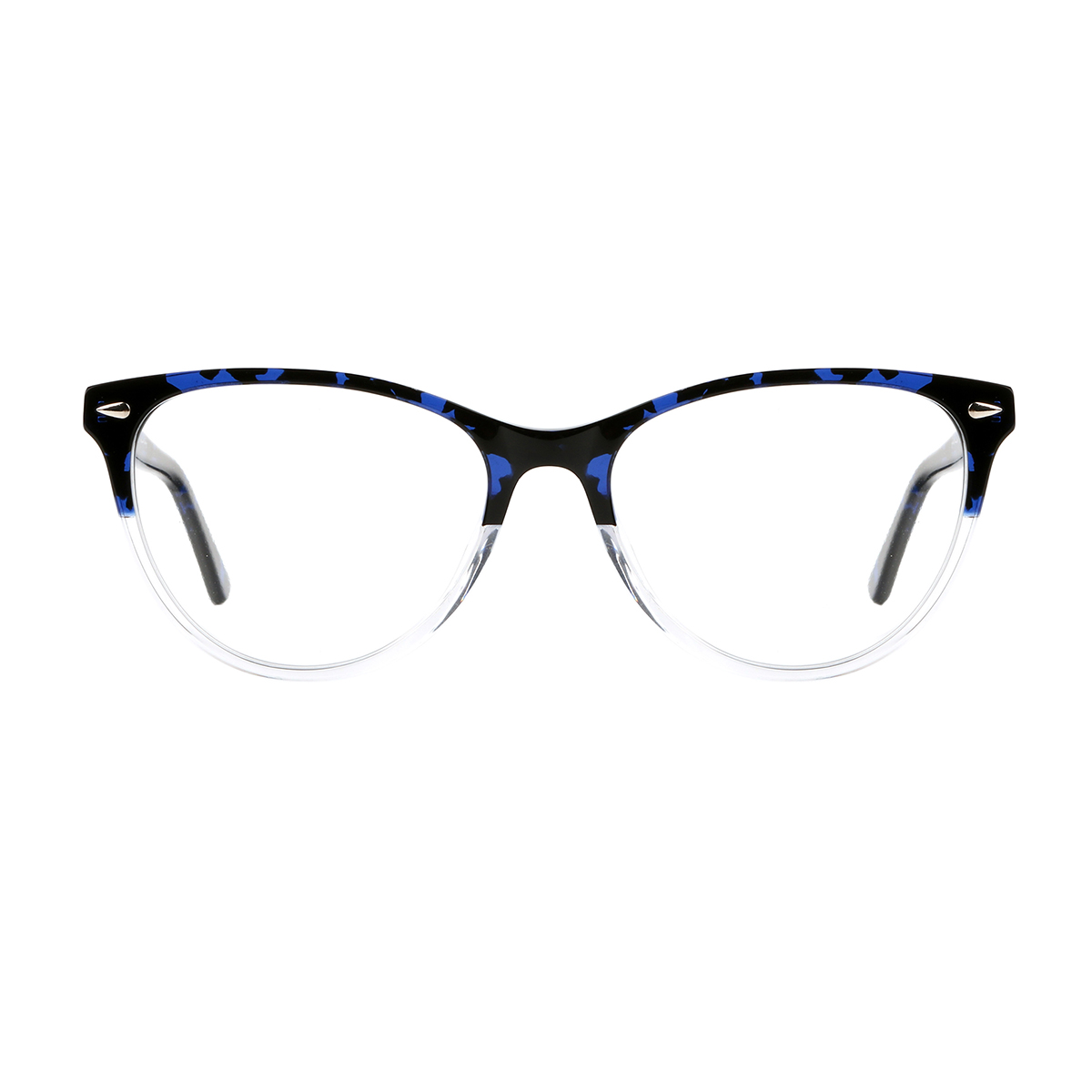 oval brown-demi eyeglasses
