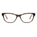 Vivien - Oval Tortoiseshell Glasses for Women