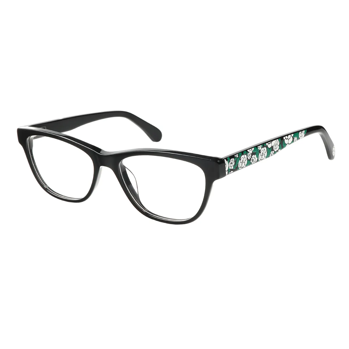 Vivien - Oval Black Glasses for Women