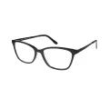 Serena - Rectangle Black Glasses for Women