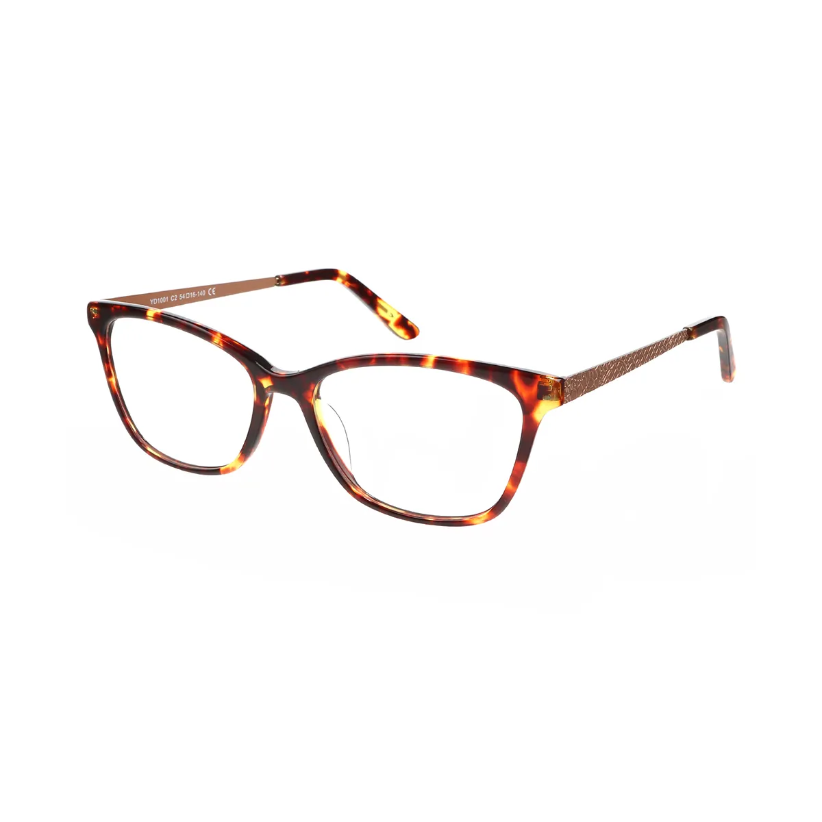 Serena - Rectangle Tortoiseshell Glasses for Women