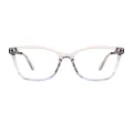 Serena - Rectangle Transparent Glasses for Women