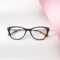 Corrie - Oval Black Glasses for Women