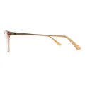 Corrie - Square Brown Glasses for Women