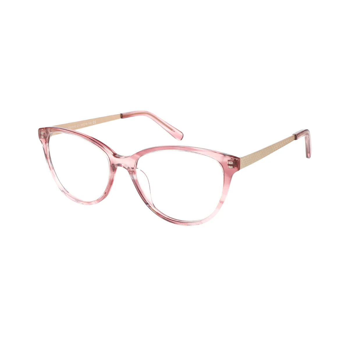 Fashion Oval Brown Eyeglasses for Women