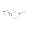 Marjorie - Oval Green Glasses for Women