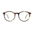 Kenna - Oval Tortoiseshell Glasses for Men & Women
