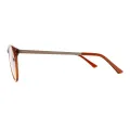 Copeland - Round Brown Glasses for Women