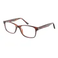 Looney - Rectangle Tortoiseshell Glasses for Men & Women