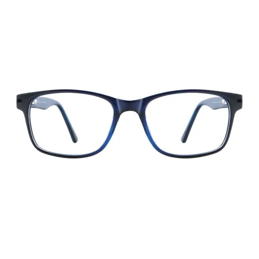 Looney - Rectangle Blue Glasses for Men & Women