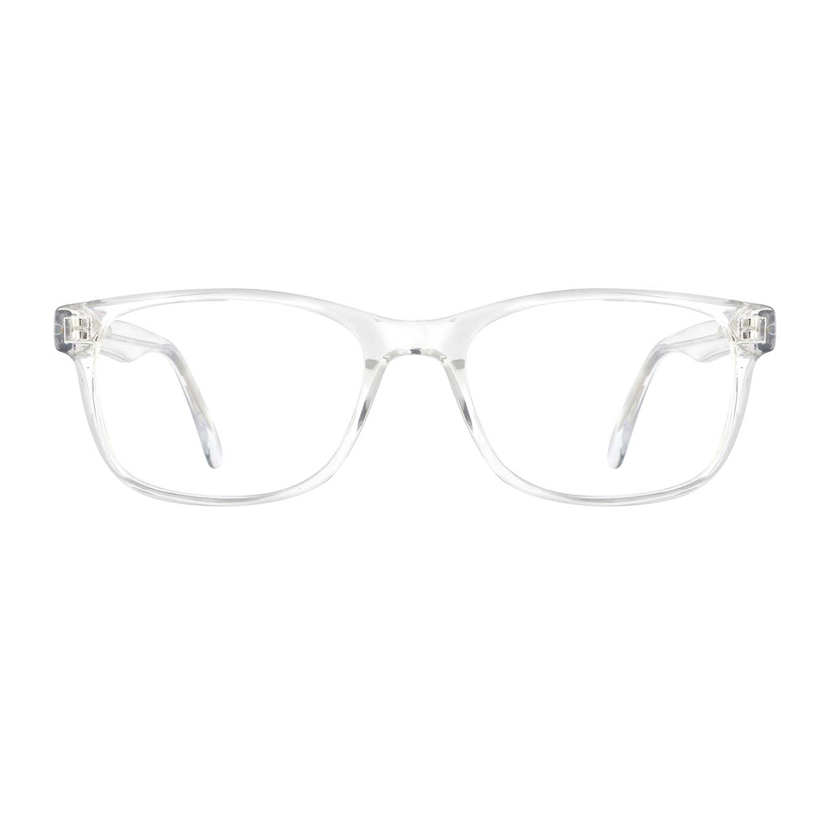 rectangle transparent eyeglasses