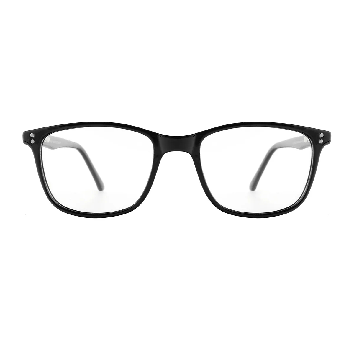 Classic Rectangle Black  Eyeglasses for Women & Men