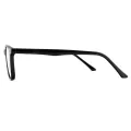 Herron - Square Black Glasses for Men & Women