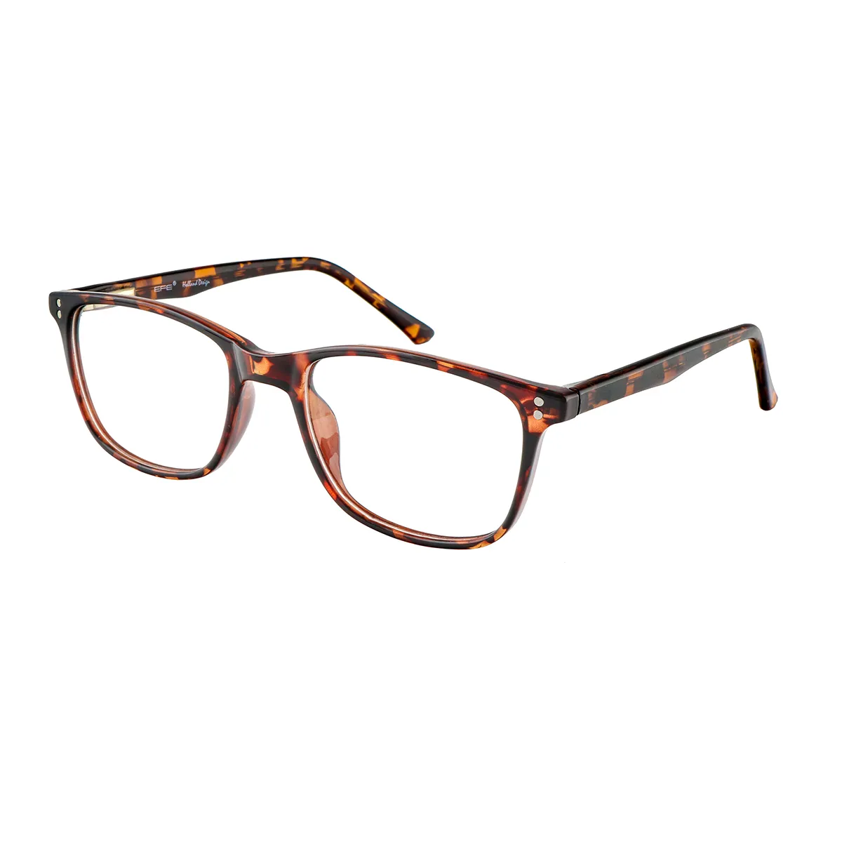 Herron - Square Tortoiseshell Glasses for Men & Women - EFE