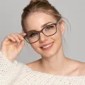 Haynes - Rectangle Tortoiseshell Glasses for Men & Women