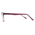 Sanchez - Square Purple Glasses for Men & Women