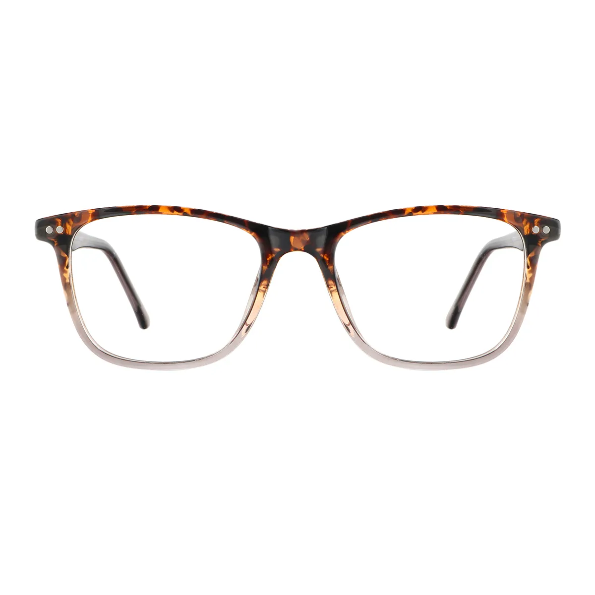 Classic Square Demi-transparent  Eyeglasses for Women & Men