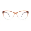 Naylor - Square Brown Glasses for Women