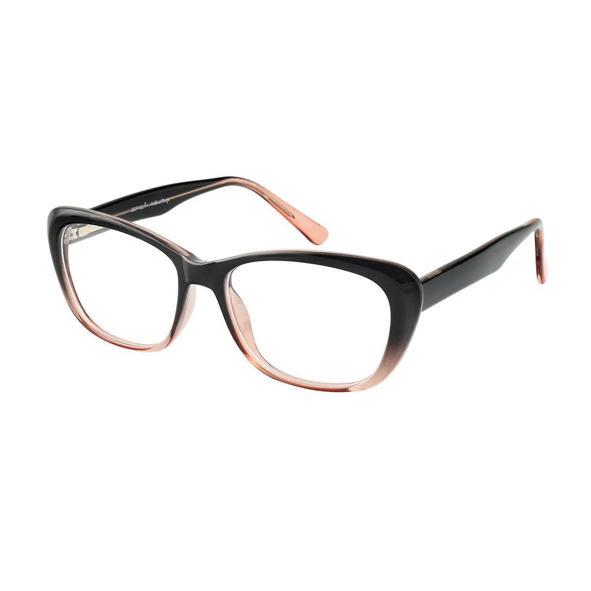 Olivia - Oval Brown Glasses for Women