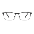 Terence - Browline Black Glasses for Men