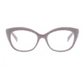 Khan - Cat-eye Purple Glasses for Women