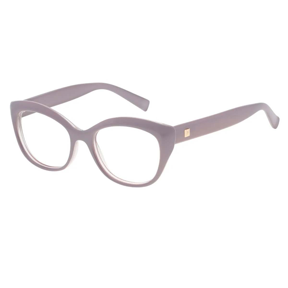 Khan - Cat-eye Purple Glasses for Women