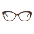 Khan - Cat-eye Tortoiseshell Glasses for Women