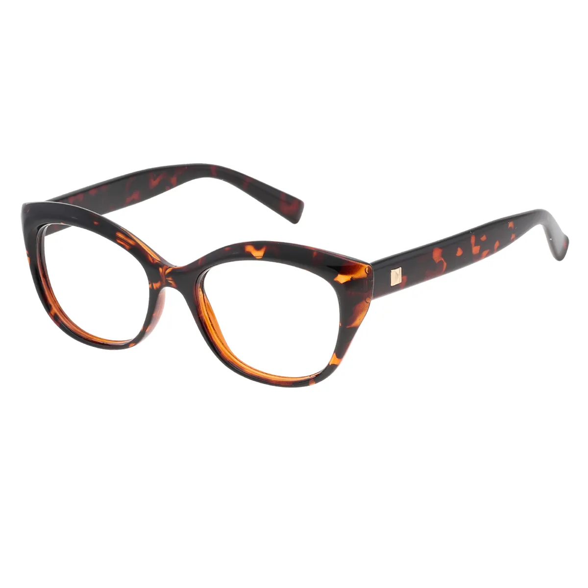 Khan - Cat-eye Tortoiseshell Glasses for Women - EFE