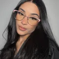 Laurinda - Browline Pink-gold Glasses for Women