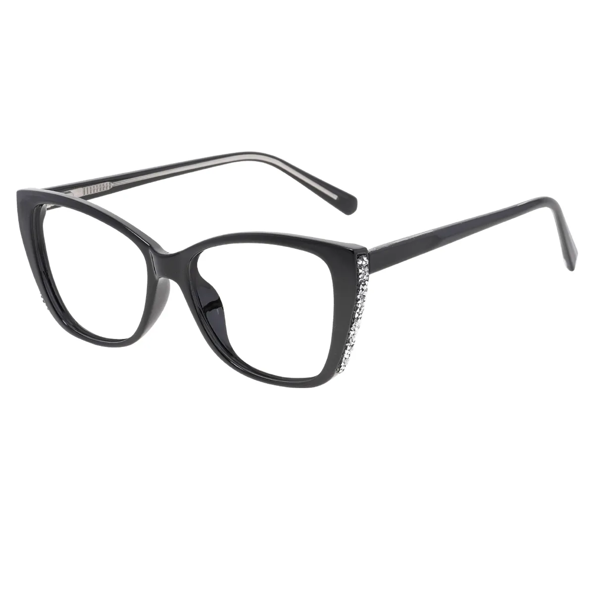 Georgia - Cat-eye Black Glasses for Women