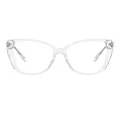 Georgia - Cat-eye Translucent Glasses for Women