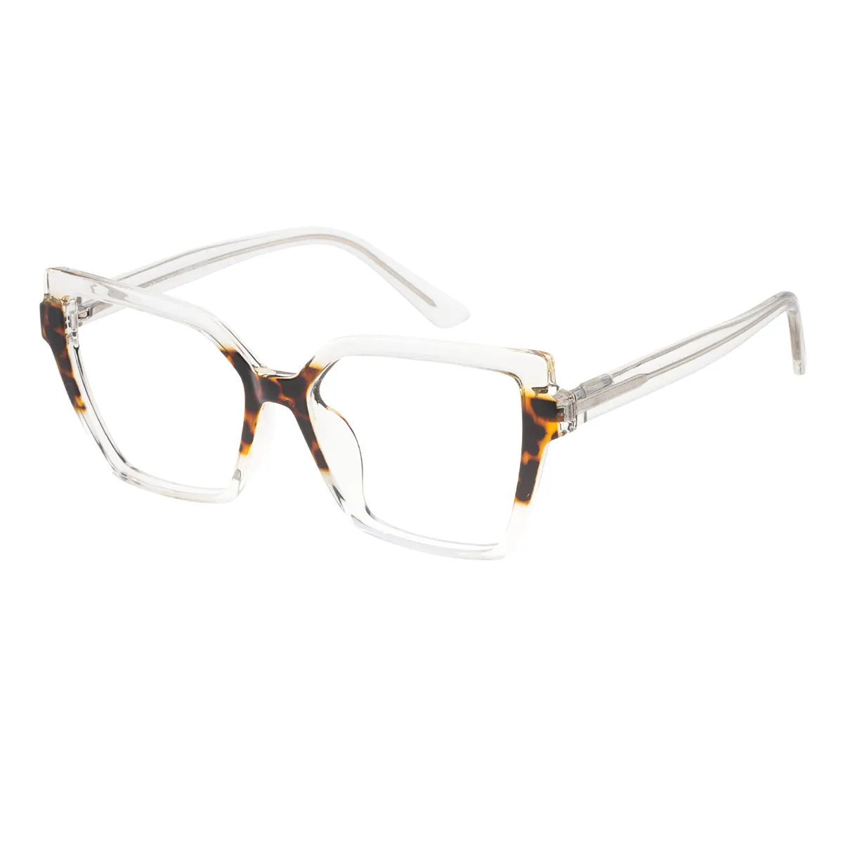 Fashion Square Black Eyeglasses for Women