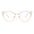 Griffin - Cat-eye Translucent Glasses for Women
