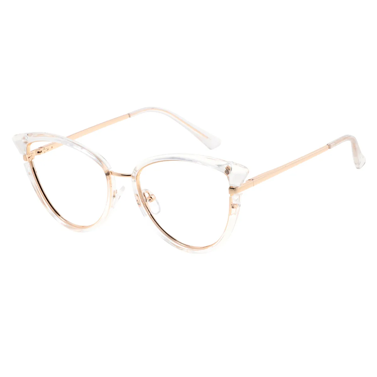 Griffin - Cat-eye Translucent Glasses for Women - EFE