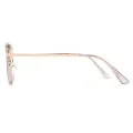 Griffin - Cat-eye Wood Texture Glasses for Women