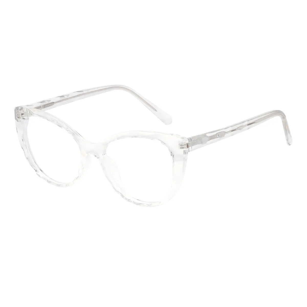 Elsie - Cat-eye Translucent Glasses for Women - EFE