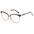 Lana - Square Brown Glasses for Women