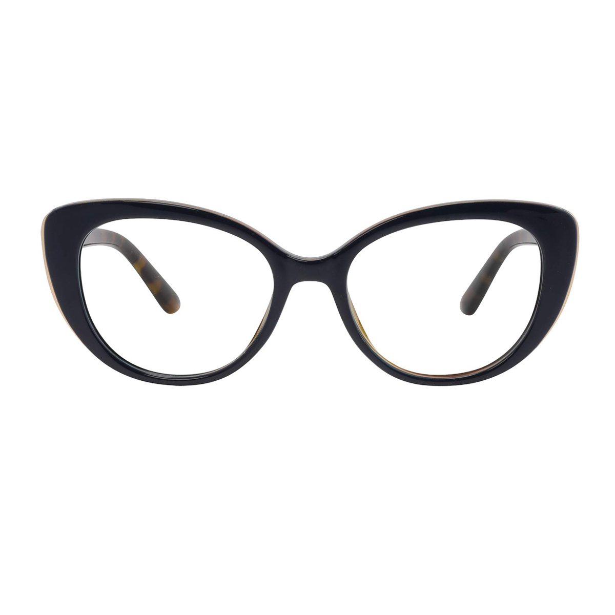 cat-eye blue-demi eyeglasses