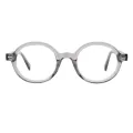 Pagan - Round Gray Glasses for Men & Women