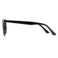 Boyles - Oval Black Glasses for Men & Women