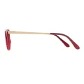 Avice - Rectangle Red Glasses for Women