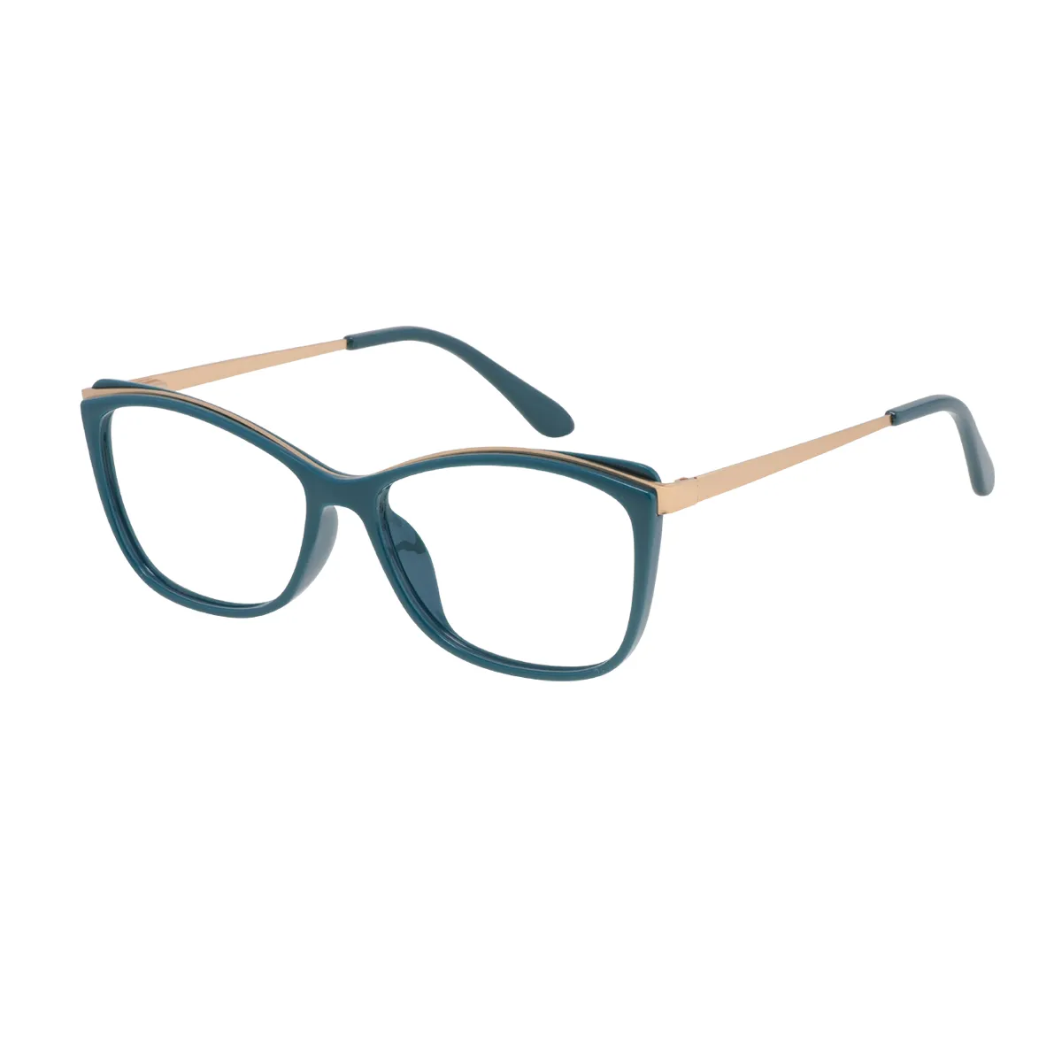 Avice - Cat-eye Green Glasses for Women - EFE