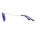 Kimberley - Square Blue Glasses for Women