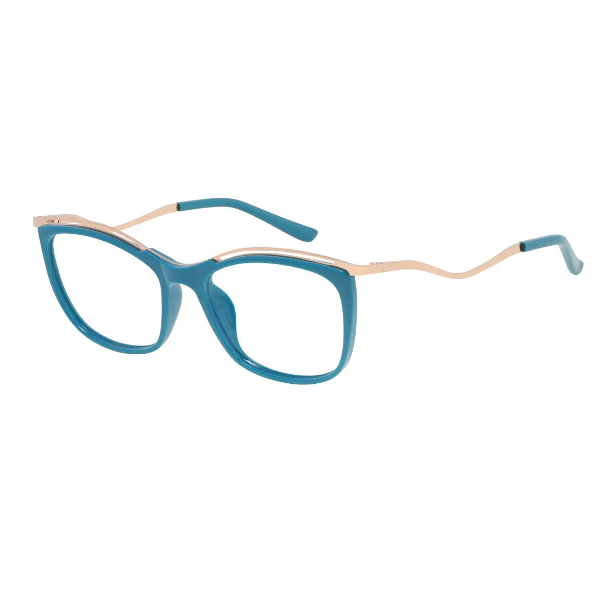 Fashion Square Blue Glasses for Women