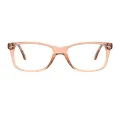 Sonya - Rectangle Cream Glasses for Men & Women
